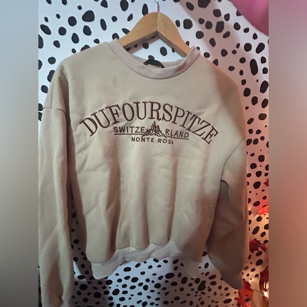 Tan Switzerland crewneck
